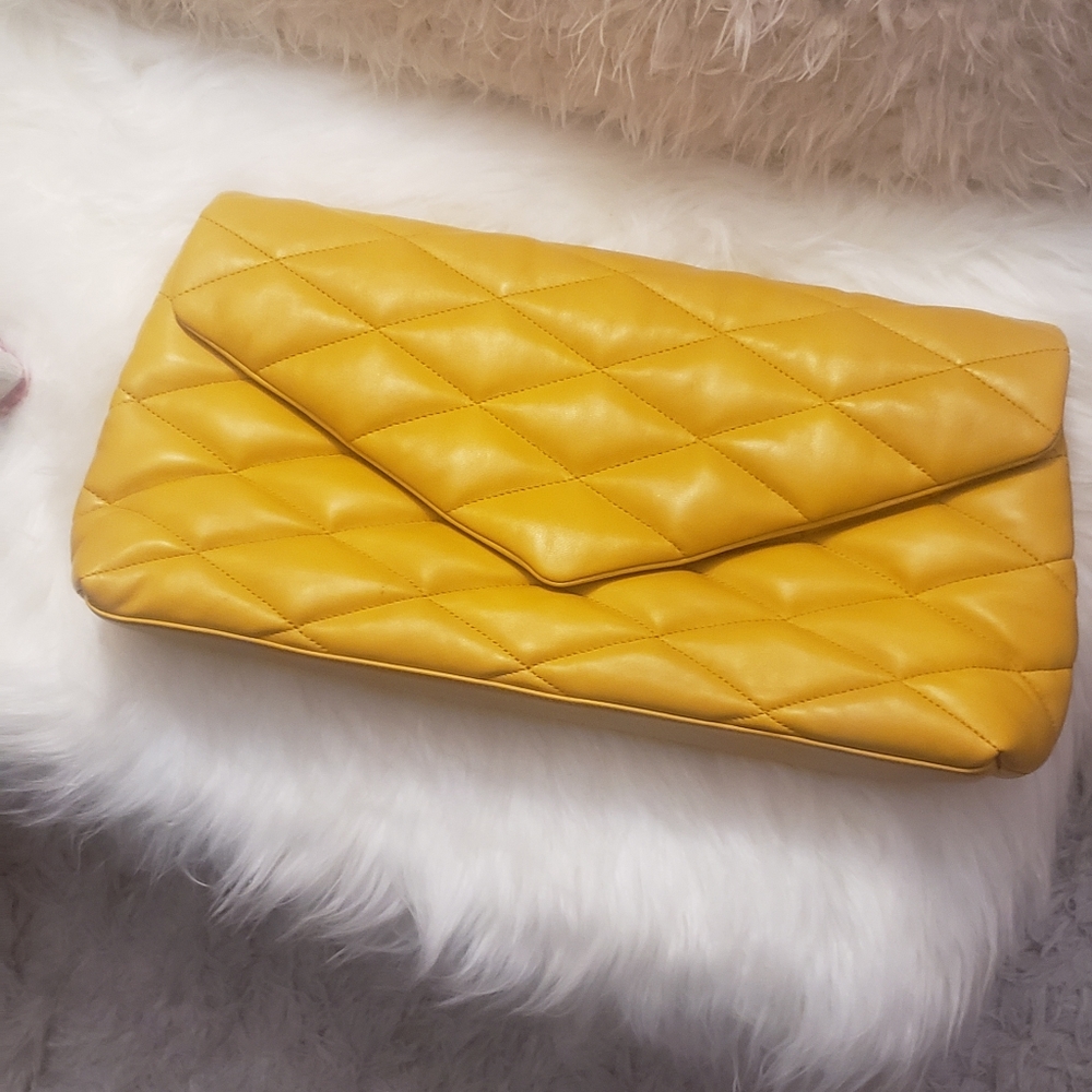 Yves Saint Laurent Sade Puffer Clutch